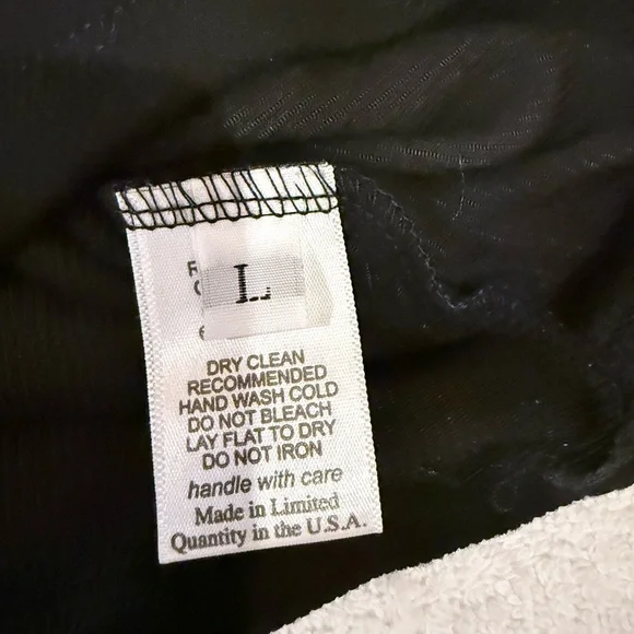 Michael Lauren Black Long Sleeve Zip-Up Shirt - Picture 4 of 6